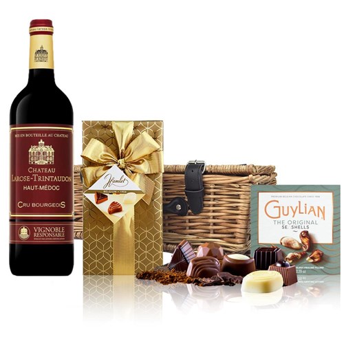Chateau Larose-Trintaudon Red Wine 75cl And Chocolates Hamper